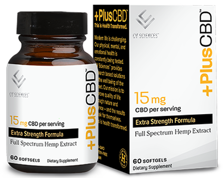 PlusCBD Softgel Capsules 60ct 15mg Extra Strength Formula PlusCBD Softgel Capsules 60ct 15mg Extra Strength Formula